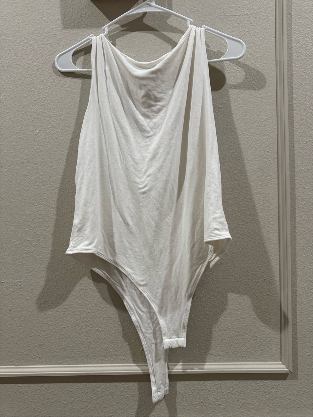 A New Day white boat neck Tank Top Bodysuit size large